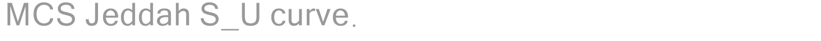 MCS Jeddah S_U curve. font preview
